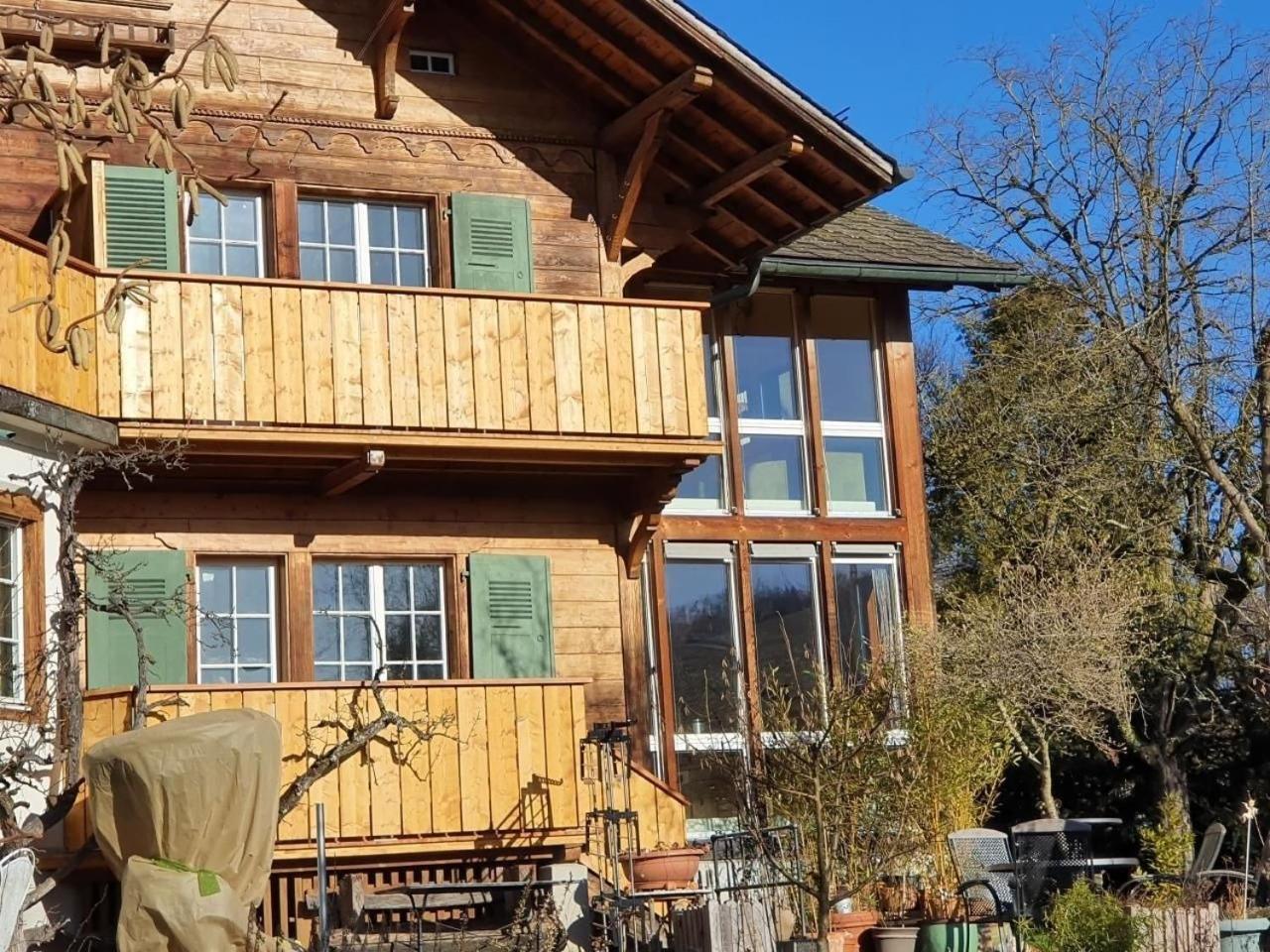 Ferienwohnung In Der Gartenstadt, Liebefeld Bern エクステリア 写真
